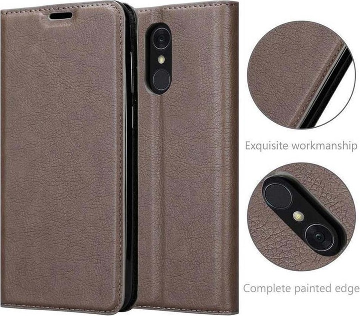 Actual product image Cadorabo Book Invisible Magnet Cover (LG Q7a)