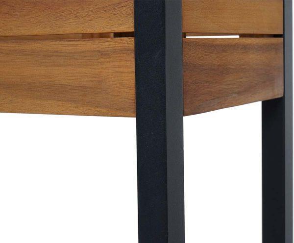 Immagine prodotto Mendler Fioriera HWC-L22, 75x81x30cm per esterni in alluminio acacia, marrone