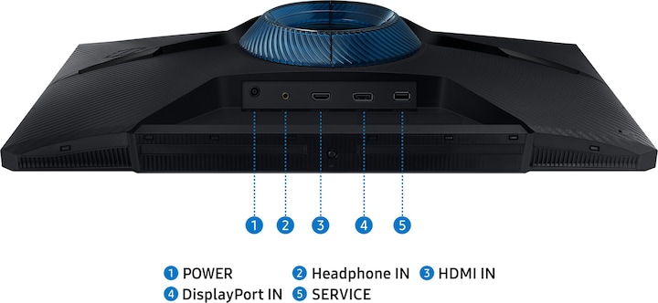 Actual product image Samsung ODYSSEY G3 G30D (1920 x 1080 pixels, 24")