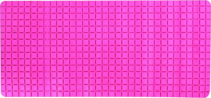Actual product image spirella Tapis Anti Derapant Quadro Premium 36x76cm Magenta (36 x 76 cm)