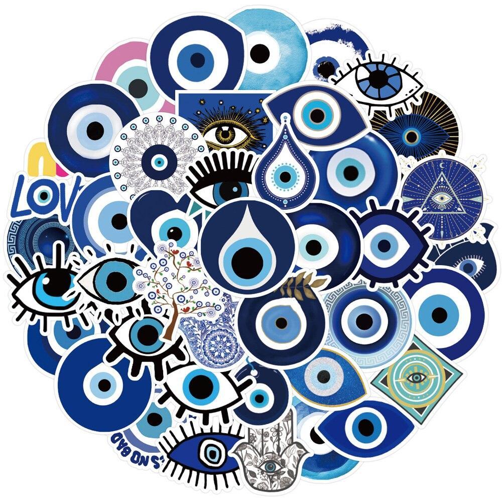 Thumbnail - JTI, Sticker, Aufkleber - coole Augen - 50 Stk