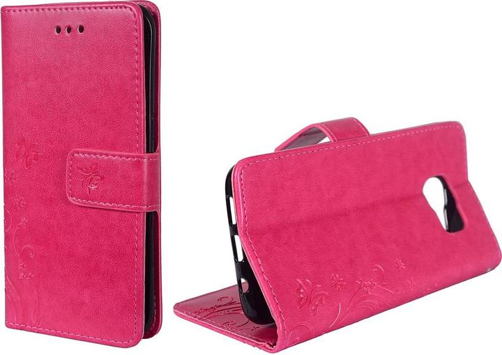 Produktbild König Design Schutz Handy Hülle für Samsung Galaxy S7 Edge Case Cover Tasche Wallet Etui Neu (Samsung Galaxy S7 Edge)