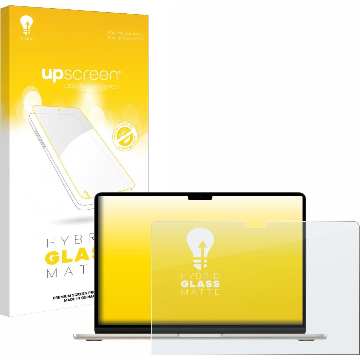 upscreen Reflection Shield Panzerglasfolie Matt (15"), Notebook Schutzfolie