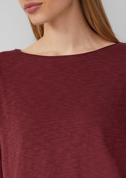 Produktbild S.Oliver T-Shirt Shirt mit Flammgarnstruktur und 3/4-Ärmeln (40)