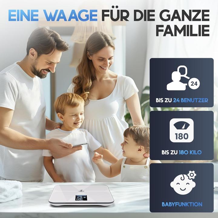 Actual product image Heldenwerk Körperfettwaage (180 kg)