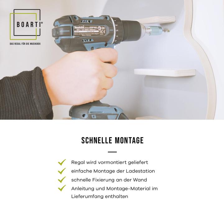 Produktbild VCM Regal Meerjungfrau Toniebox Tonies (39 x 19 x 50 cm)