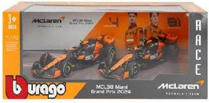 Actual product image Bburago F1 McLaren MCL38 '24 2er-Set 1:43 Modellauto