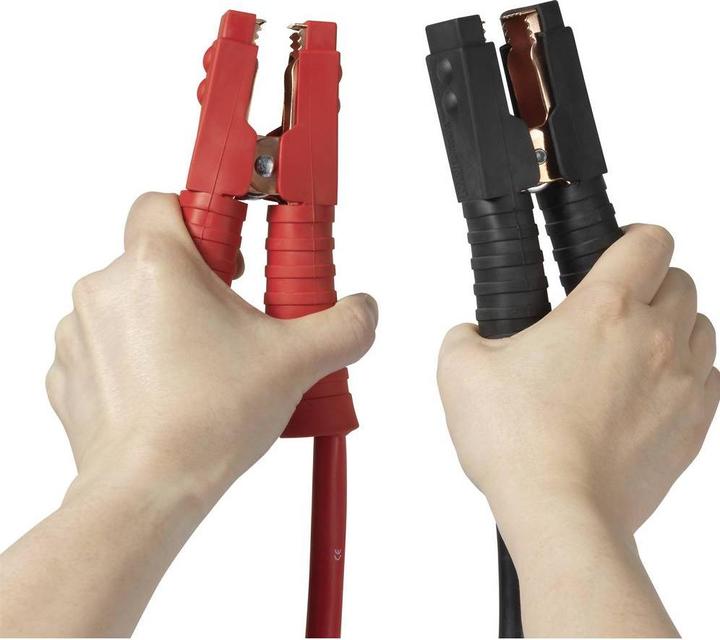 Produktbild Toolcraft TO-9626598 Starthilfekabel 50 mm² Aluminium (kupferbeschichtet) 6 m mi