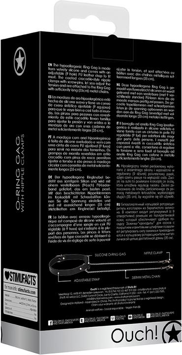 Produktbild Ouch! O-Ring With Nipple Clamps