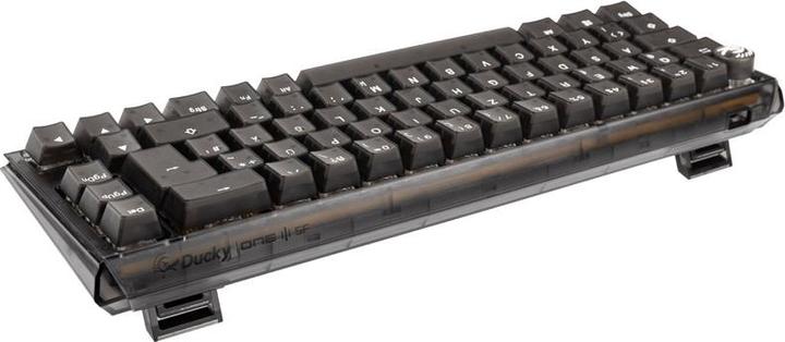 Produktbild Ducky One 3 Aura Black SF Gaming Tastatur, RGB LED - MX-Silent-Red (DE, Kabelgebunden)