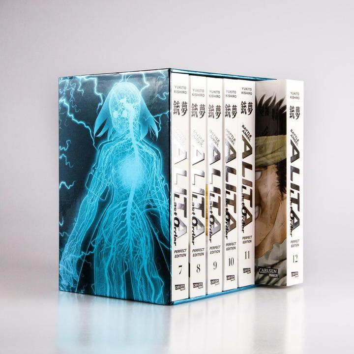 Produktbild Battle Angel Alita - Last Order - Perfect Edition 7-12 im Schuber mit Extra (Deutsch, Yukito Kishiro, 2021)