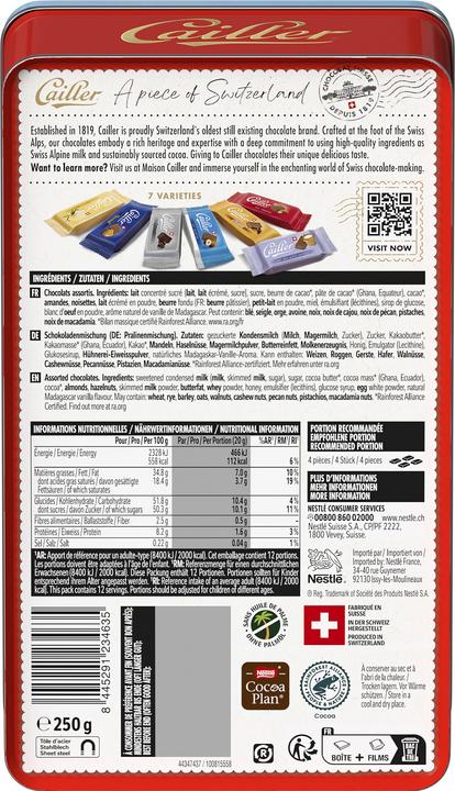 Image du produit Cailler Napolitains (250 g)