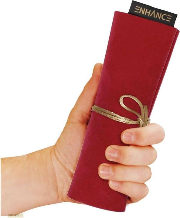 Image du produit Enhance Tabletop Roll on a Scroll Würfeltasche mit Würfel Rot