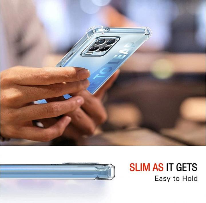 Produktbild Screenguard Realme 8 Hülle Crystal Soft Airbag Bumper (realme 8)
