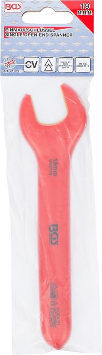 Actual product image BGS VDE Single Open End Spanner 19 mm (19 mm)