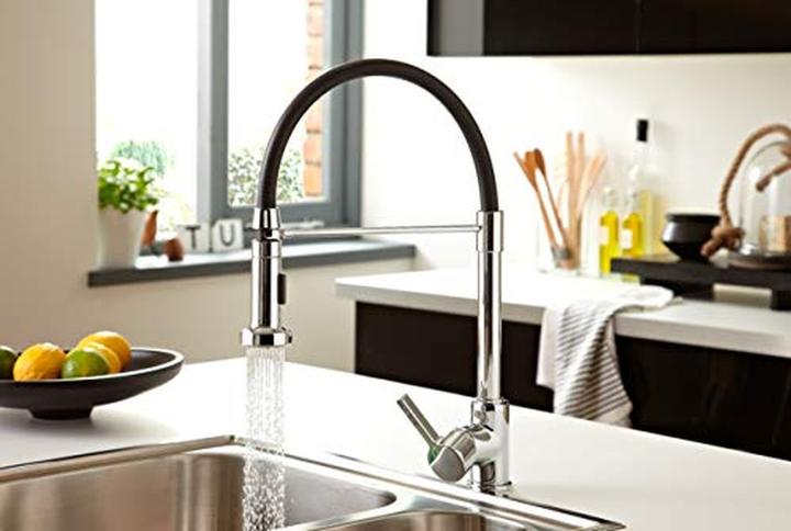 Image du produit Bristan Robinet de cuisine professionnel extractible avec douchette multifonction