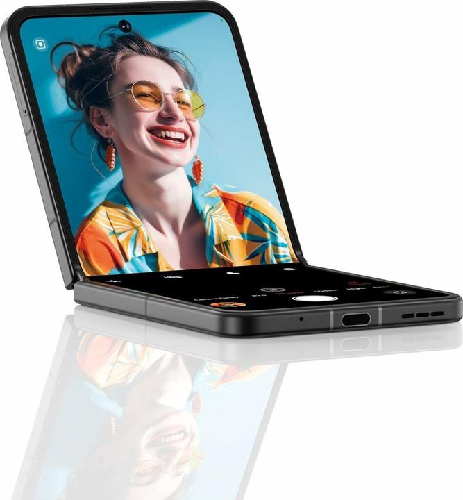Produktbild ZTE Nubia Flip 5G 8Gb 256Gb 1.4"-6.9" (256 GB, Cosmic Black, 6.90", Dual SIM, 5G)