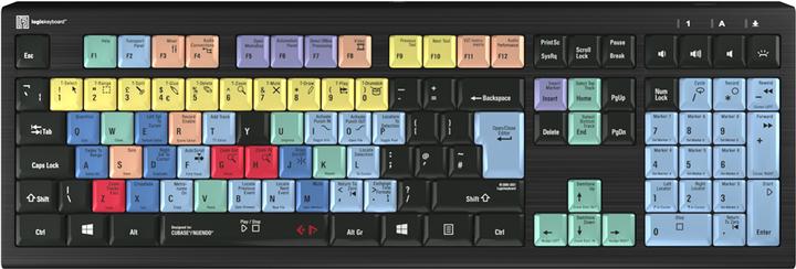 Actual product image Logickeyboard Cubase/Nuendo Astra2 BL English (PC) (Eng. Int., Cable)
