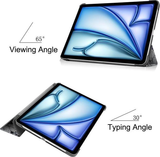 Produktbild MU Style Dreifach faltbare Hülle mit Muster (Apple iPad Air 11 2024, Apple iPad Air 11 2025, Apple iPad Air 11 2026)