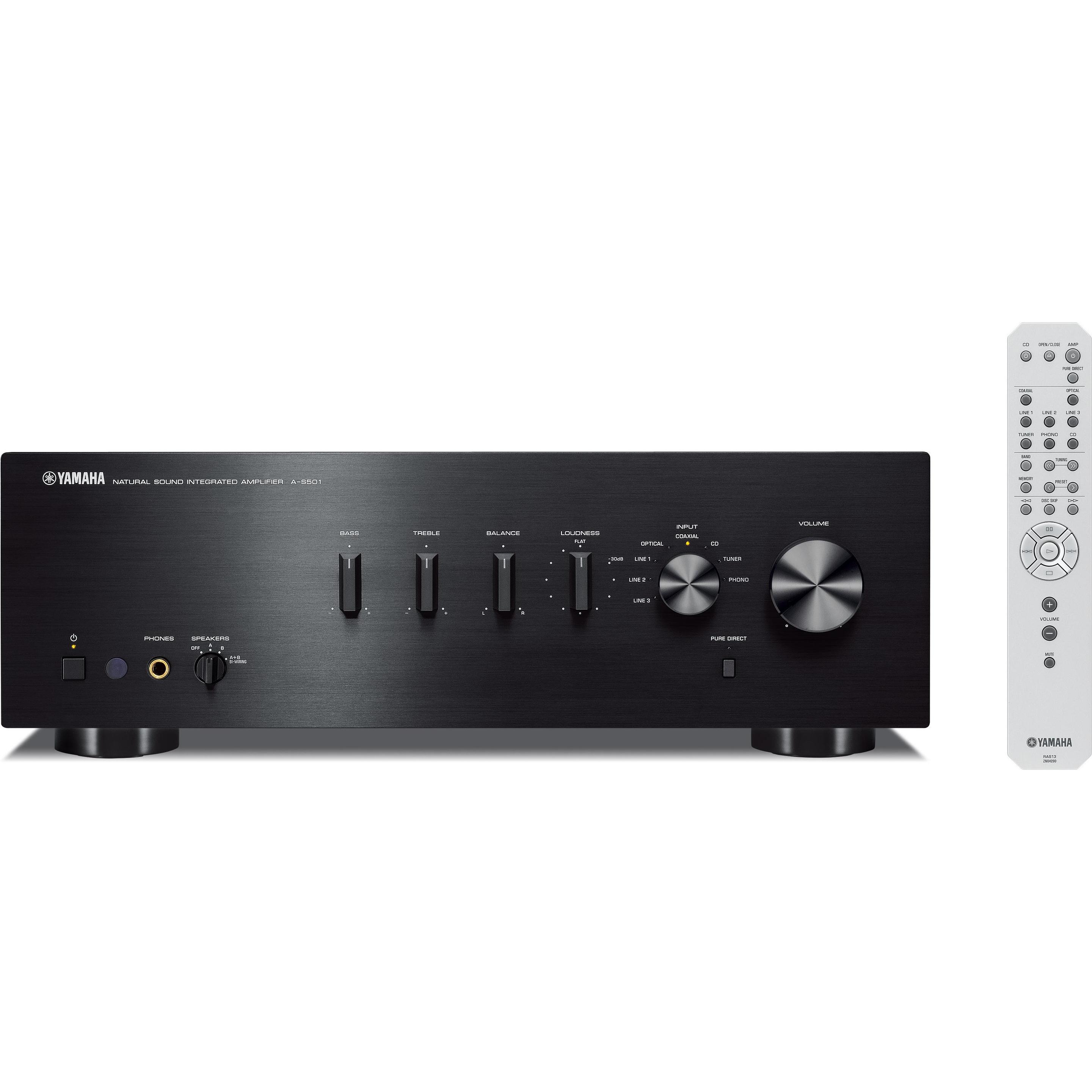 Yamaha A-S501 (Verstärker), Stereoverstärker, Schwarz