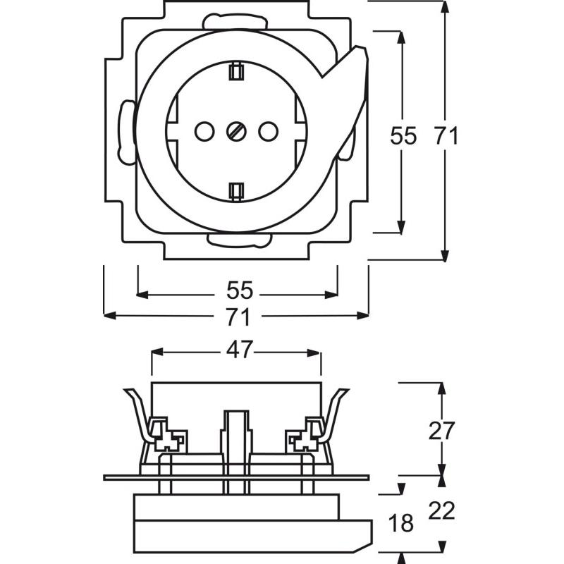 Thumbnail - Busch-Jaeger, Steckdose, Steckdosen-Einsatz