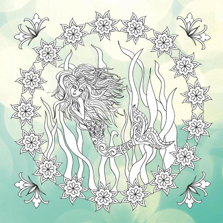 Actual product image Wonderful mandalas to color