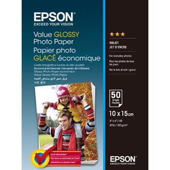 Produktbild Epson Value Glossy Fotopapier 10 x 15 cm (183 g/m², 10 x 15 cm)