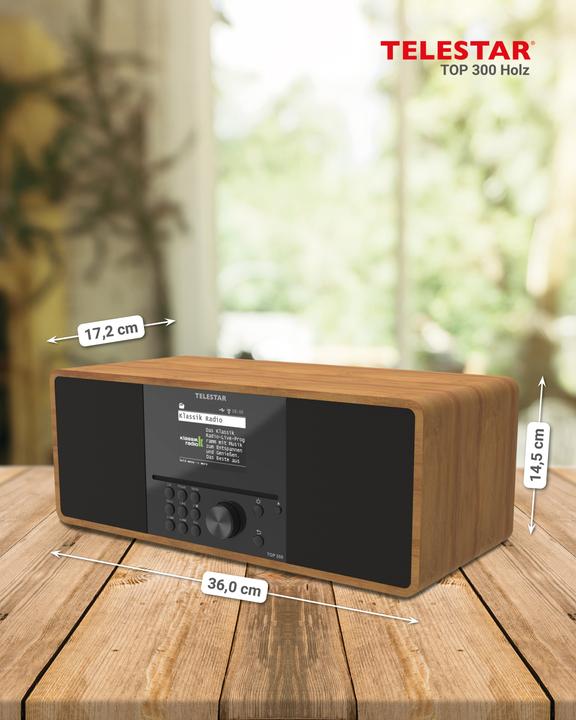 Produktbild Telestar Top 300 (Internetradio, DAB+, UKW, FM, Bluetooth, WLAN)