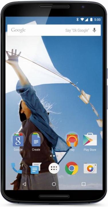Produktbild Motorola Google Nexus 6 (32 GB, Midnight Blue, 6", Single SIM, 13 Mpx, 4G)