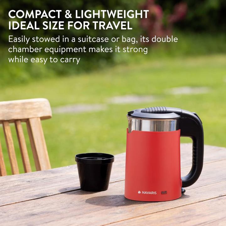 Actual product image Navaris Reisewasserkocher mit Trinkbechern (0.50 l)