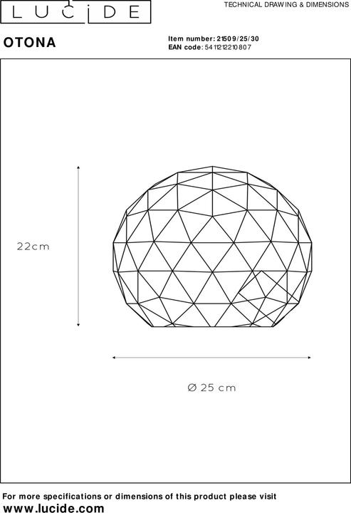 Actual product image Lucide Table lamps (E27)