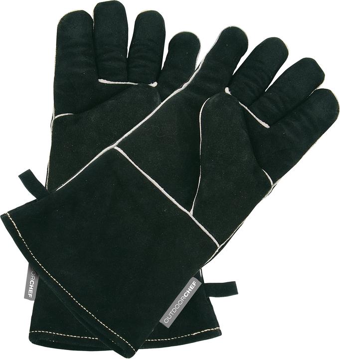 Outdoorchef leather glove (100% leather, 30% cotton, 70% polyester)