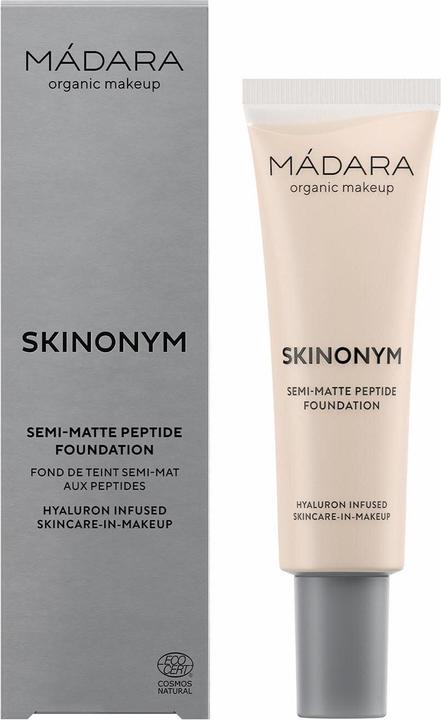 Immagine prodotto Madara MÃDARA - Trucco semi-opaco con peptidi Skinonym (Semi-Matte Peptide Foundation) 30 ml - Tonalità: (Ivoryo)