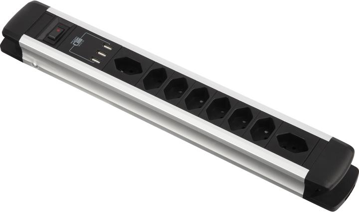 Actual product image Schönenberger Socket strip (8 x, Type 13, 2 m)