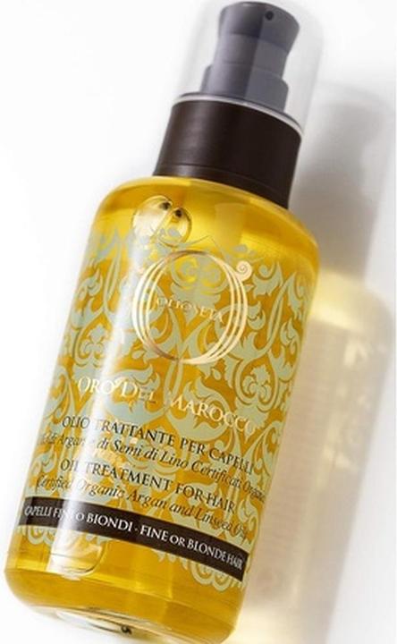 Immagine prodotto Oro del Marocco BAREX Marocco Trattamento all'olio d'oro per capelli fini o biondi 100ml (100 ml)