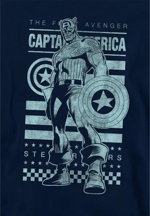 Produktbild Captain America Kapuzenpullover Zum Überziehen (128)