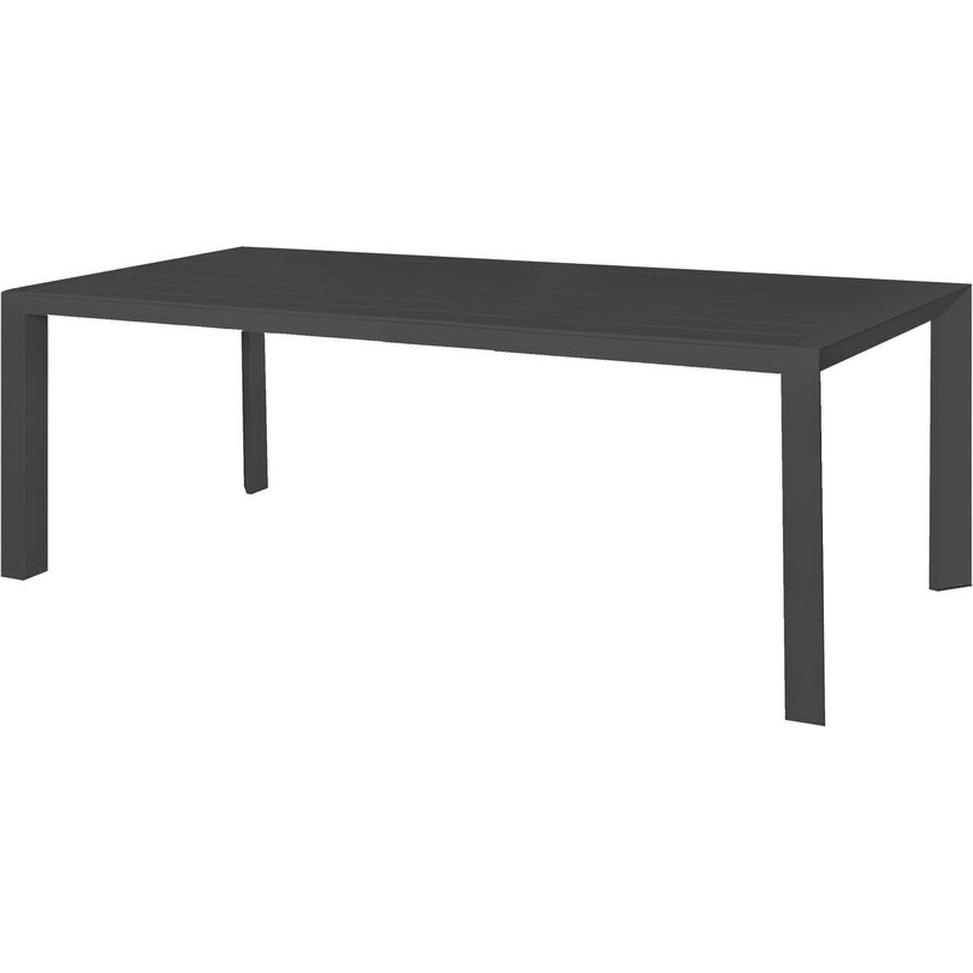 Natec, Esstisch, Esstisch Io Graphit Aluminium 240 x 100 x 75 cm (240 x 100 x 75 cm)