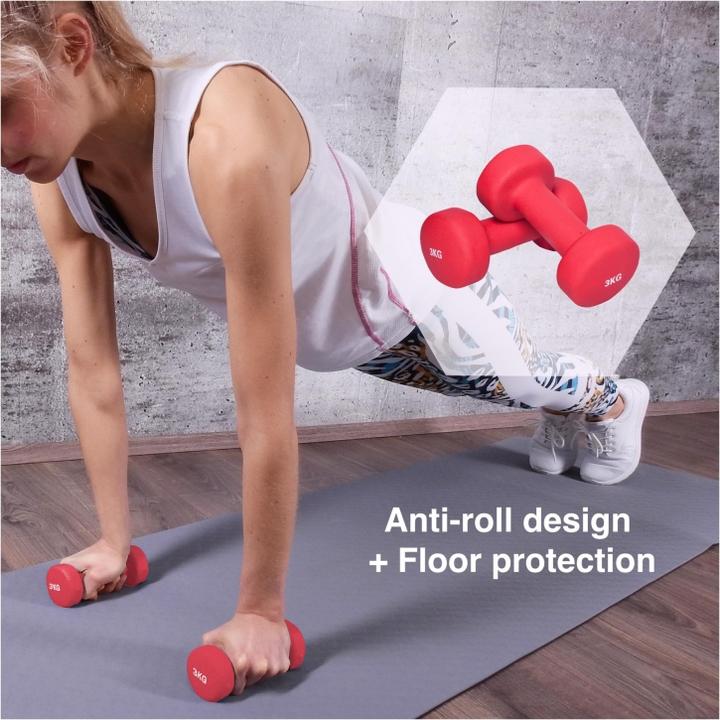 Produktbild Gorilla Sports Gymnastikhanteln (2 x 3 kg)