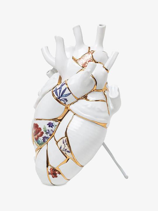 Produktbild Seletti Vase Kintsugi Love In Bloom Heart (1 x)