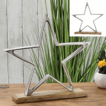 Produktbild Cepewa Stern auf Fuss, silber, gross, ca. 51cm Durchmesser