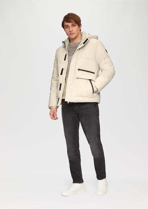 Produktbild S.Oliver Outdoor-Jacke Gesteppte Winterjacke mit Kapuze und Innenkragen (XXL)