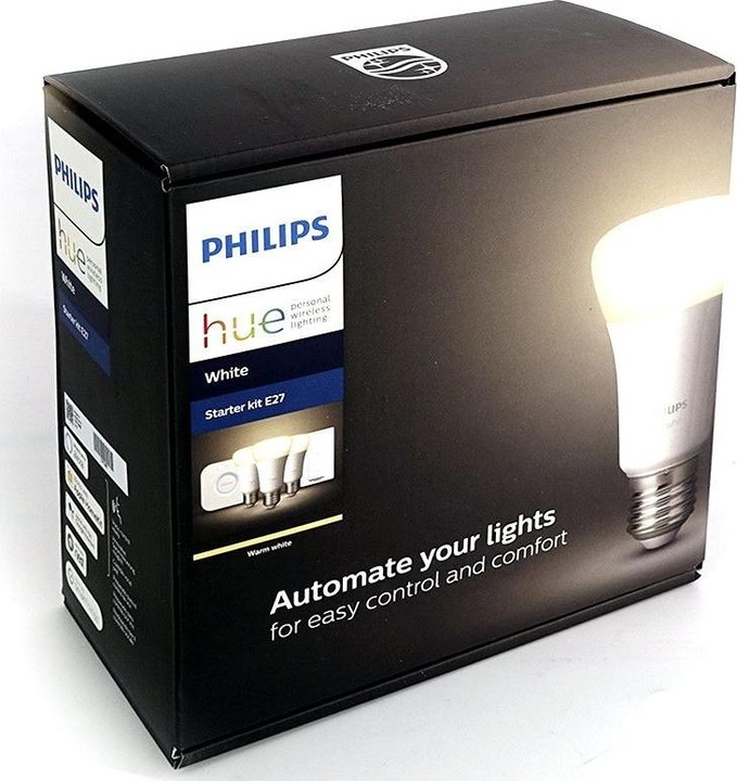 Image du produit Philips Hue White Starter Set (E27, 9.50 W, 1055 lm, 3 x, F)