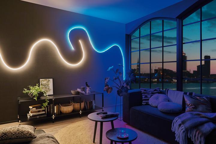 Image du produit Paulmann Kit MaxLED Flow Stripe (Blanc chaud, 300 cm, Intérieur)