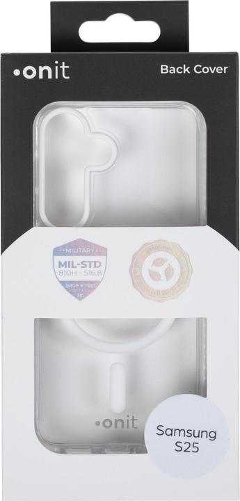 Produktbild Onit Back Cover Armorix Galaxy S25 Weiss transparent (Samsung Galaxy S25)
