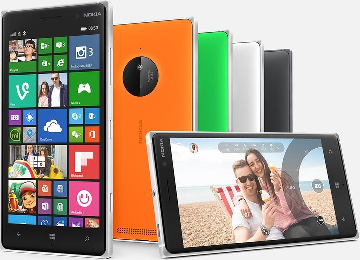 Actual product image Nokia Lumia 830 (16 GB, Black, 5", 10 Mpx, 4G)