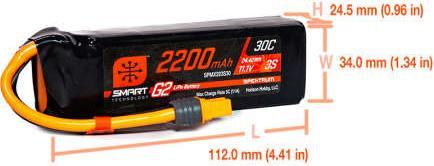 Produktbild Spektrum Smart G2 (11.10 V, 2200 mAh)