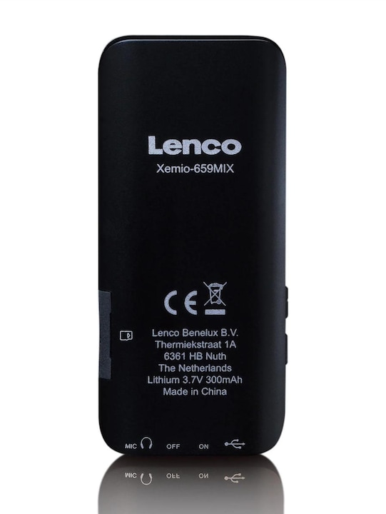 Actual product image Lenco Xemio-659PK - MP3/MP4 player (4 GB)