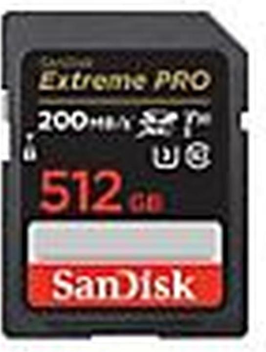 Produktbild SANDISK Extreme PRO UHS-I V30 (512 GB, SDXC, U3, UHS-I)