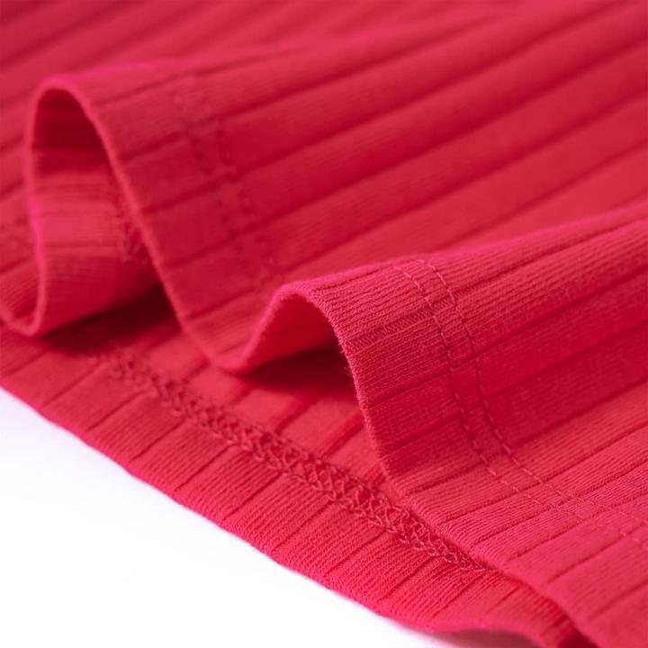 Immagine prodotto vidaXL Camicia a maniche lunghe per bambini rosa brillante 128,Materiale: 95 % cotone (128)