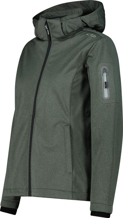 Immagine prodotto CMP Campagnolo Women's Jacket Zip Hood Melange Softshell (40, M)